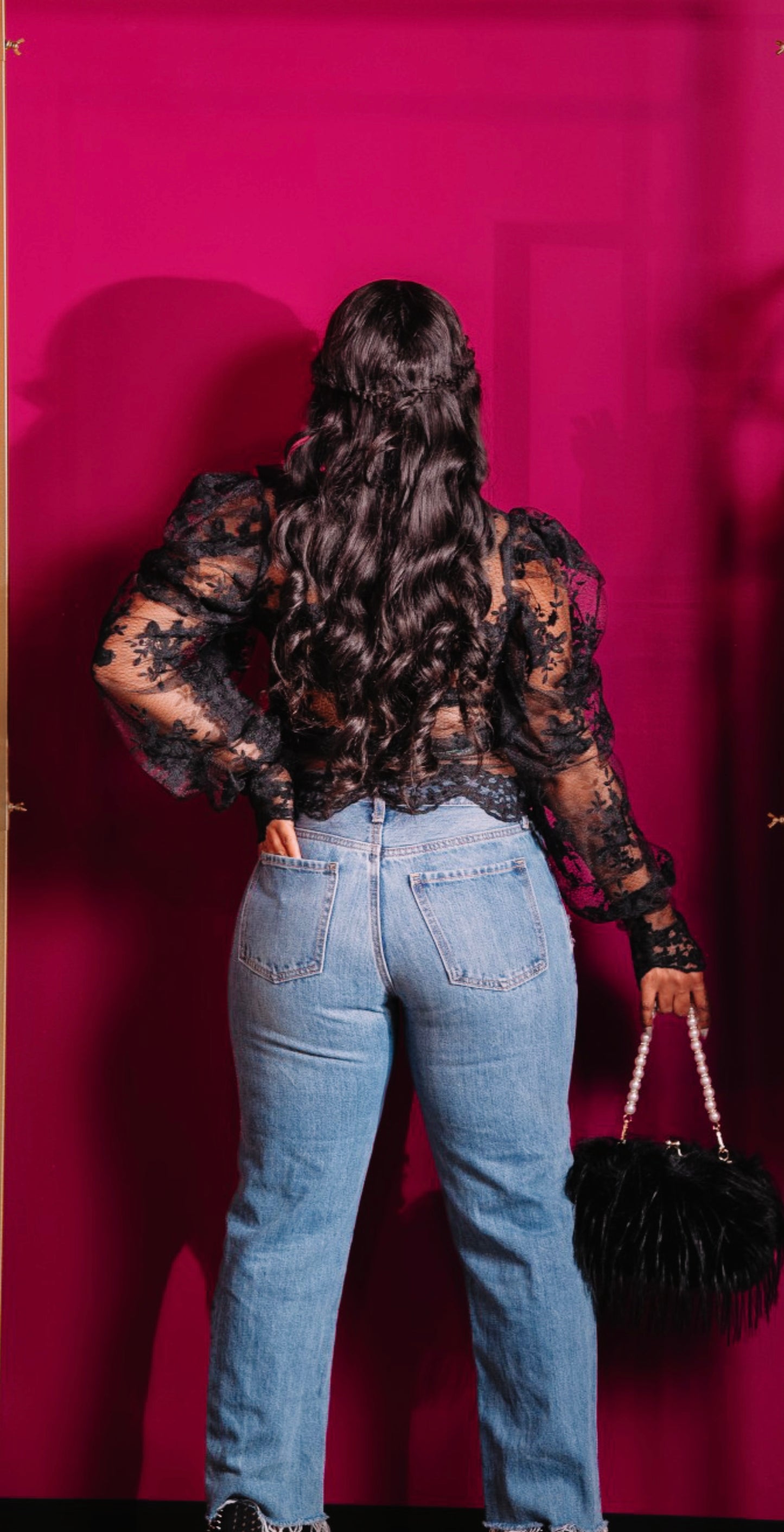 Taj Lace Bow Blouse