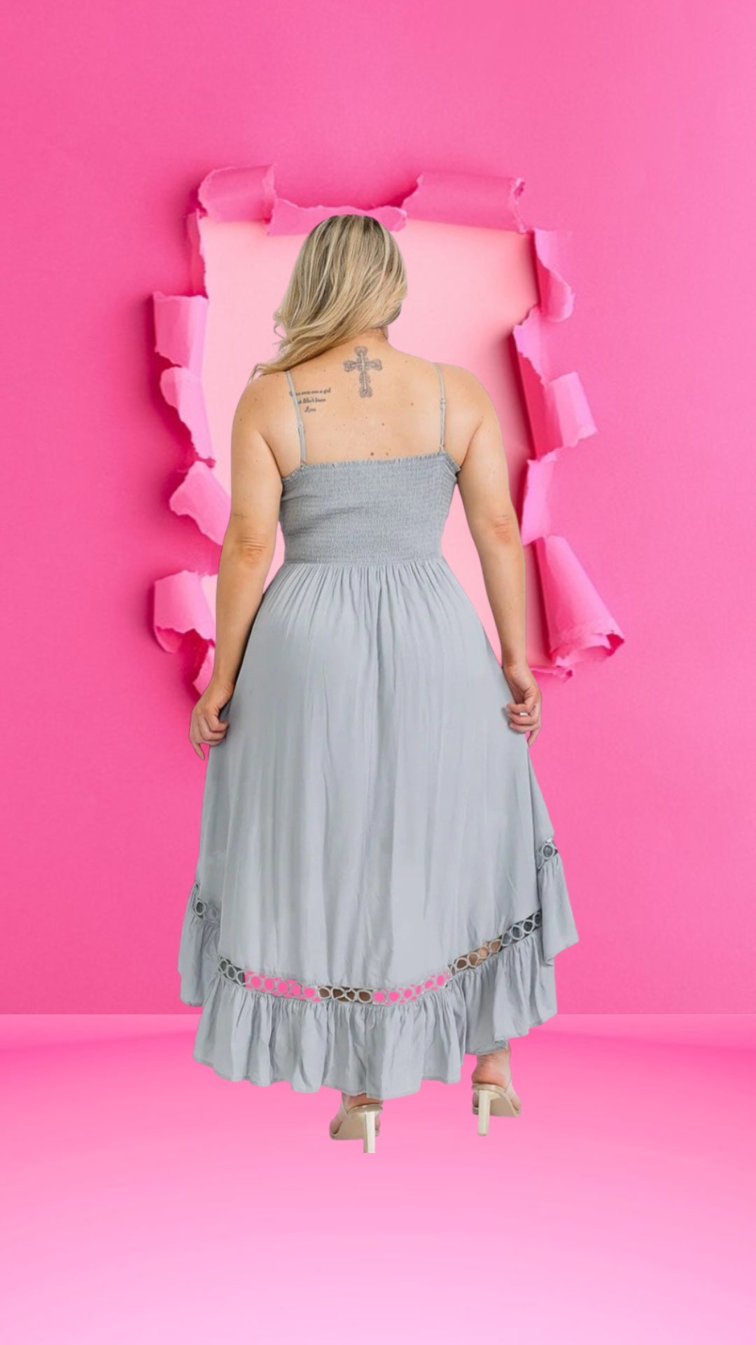 Jessica Spaghetti Strap Sun Dress