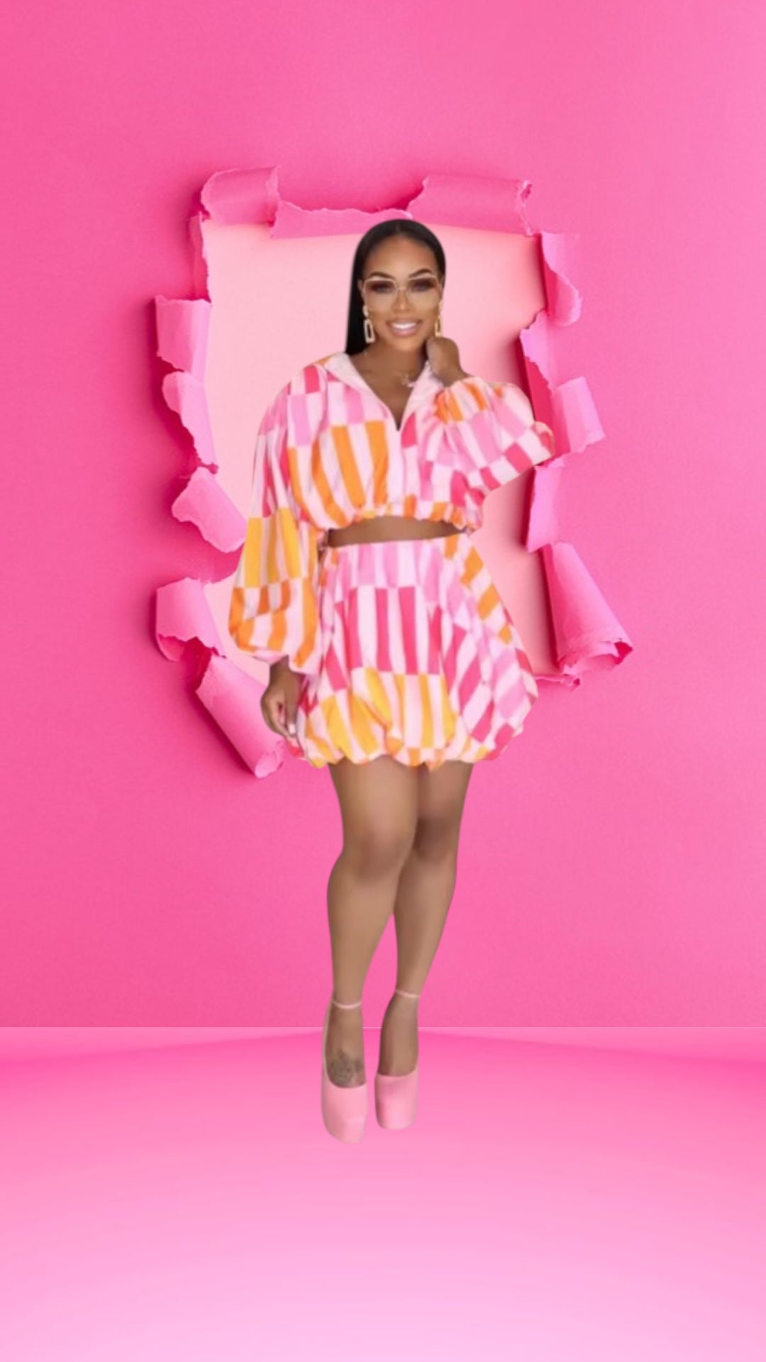 Stripes Two-Piece Set