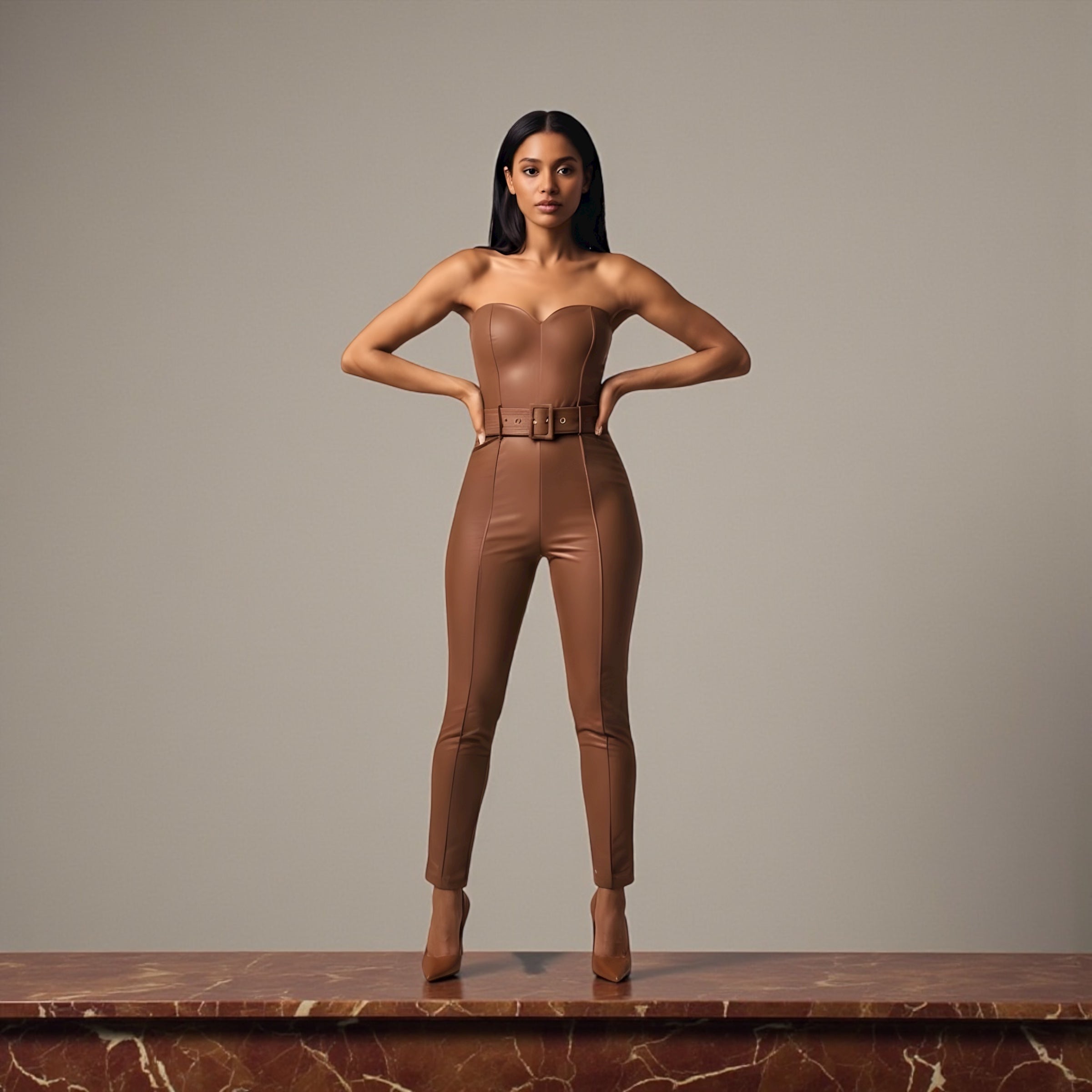 Soultrain Leather One Piece