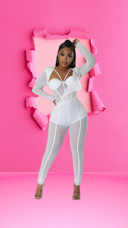All White Affair BodySuit