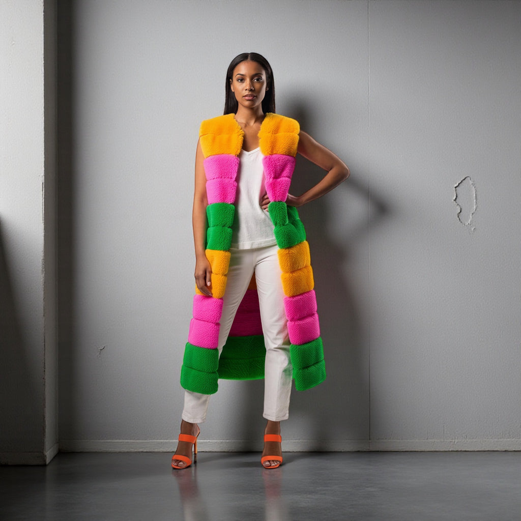 Fluffy 4 The Season Powder Puff Girl Jacket