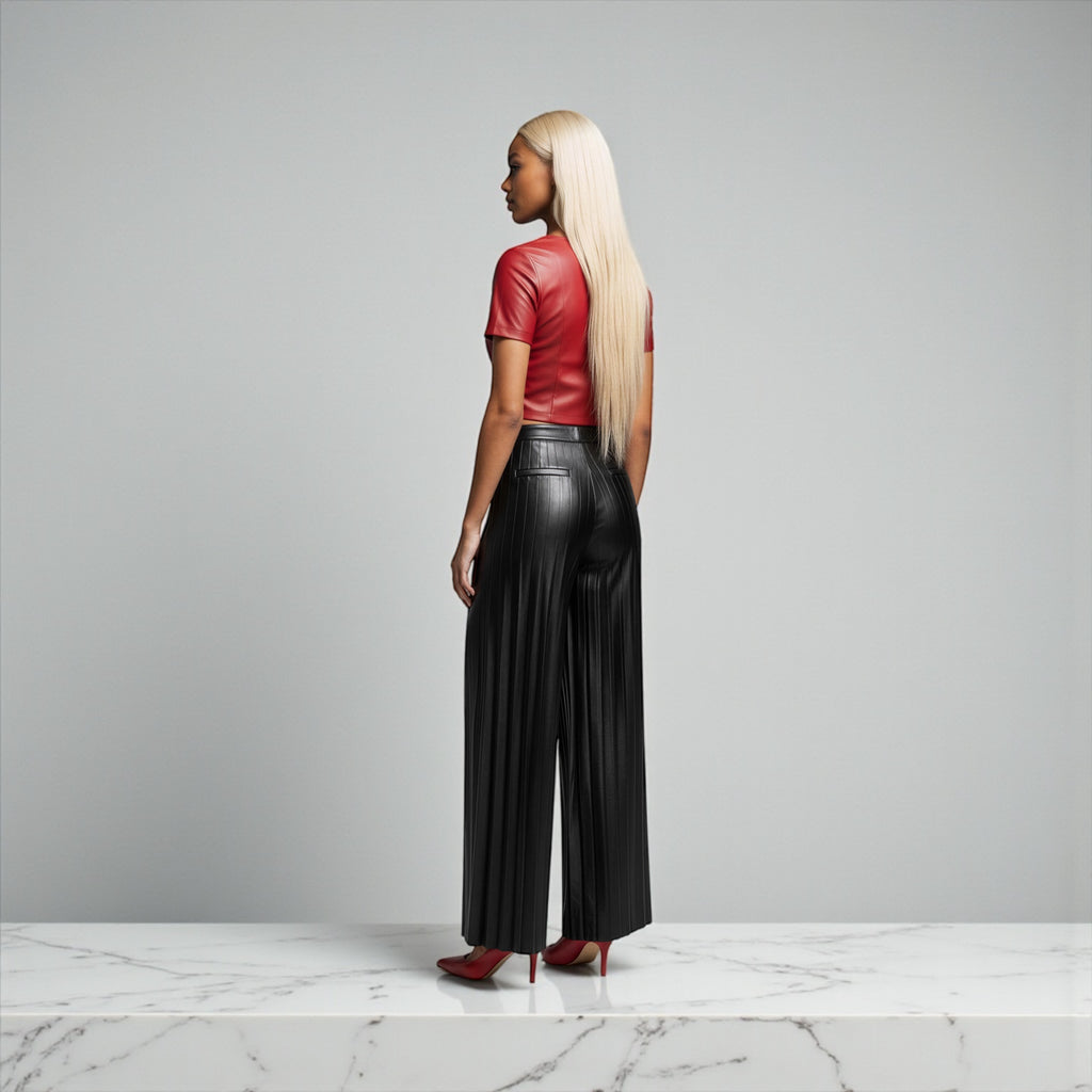 Black Leather Plazoos