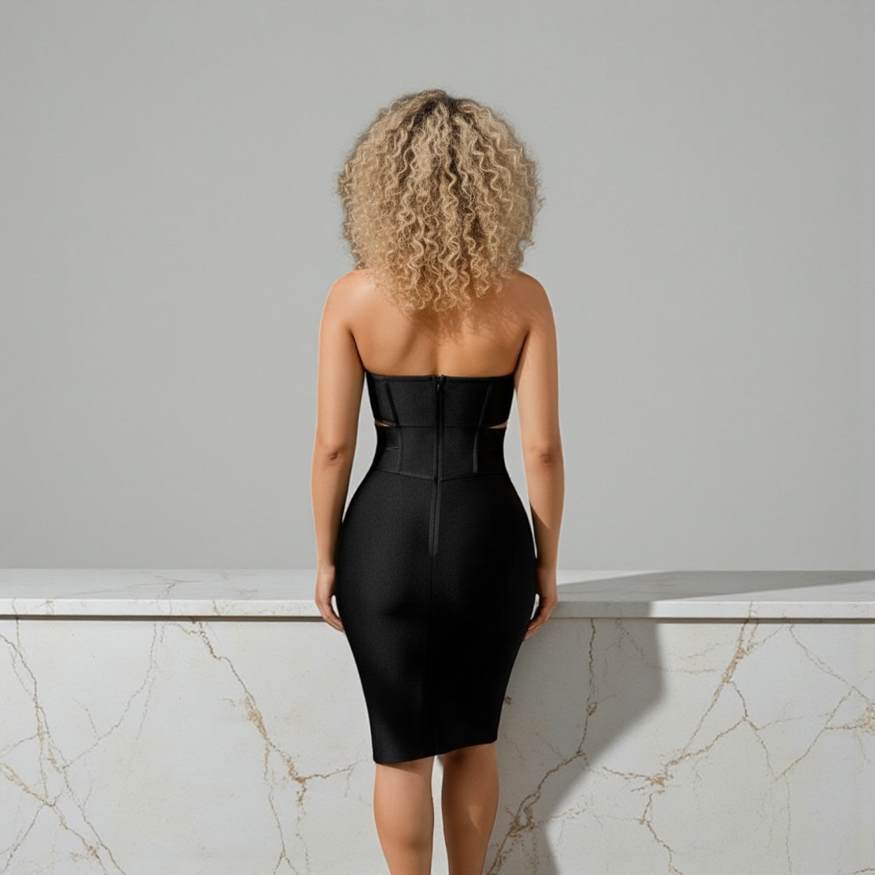 TotaLoot Black Evening Gown