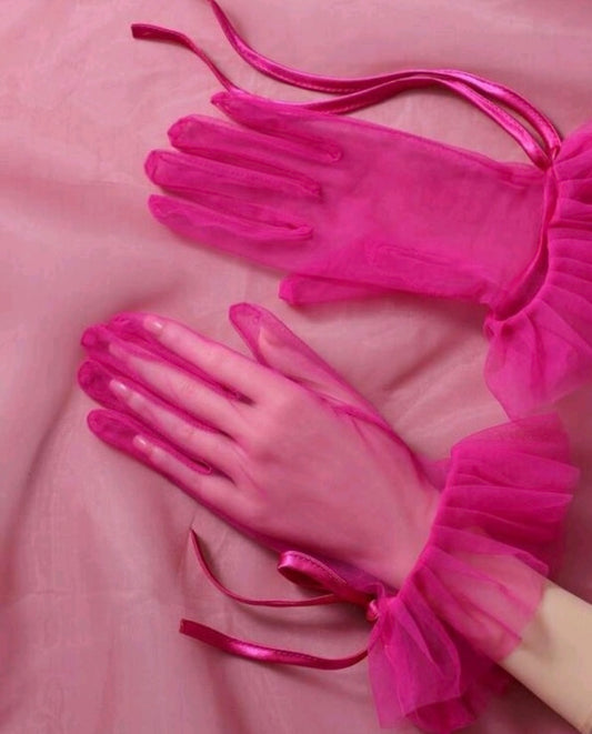Bridal/tea party lace gloves