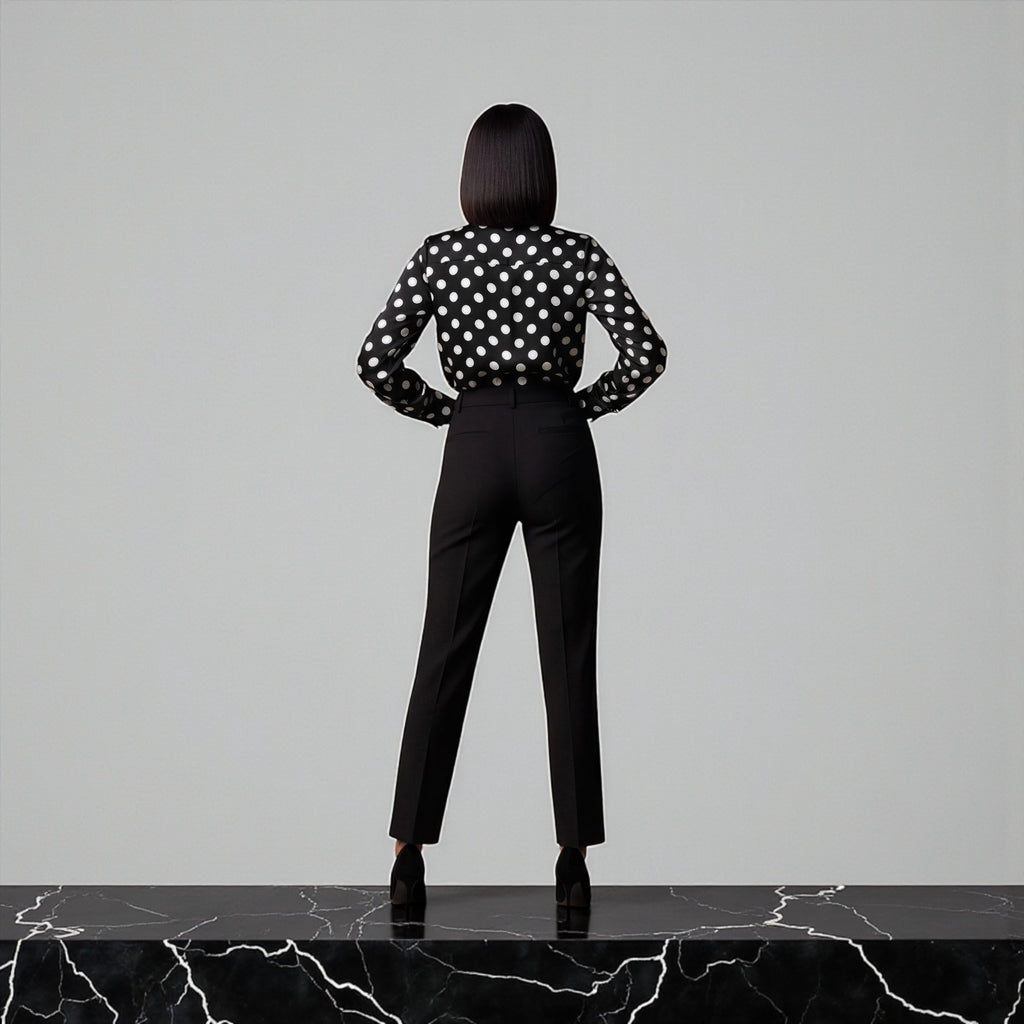 Casual Bow Tie Blouse