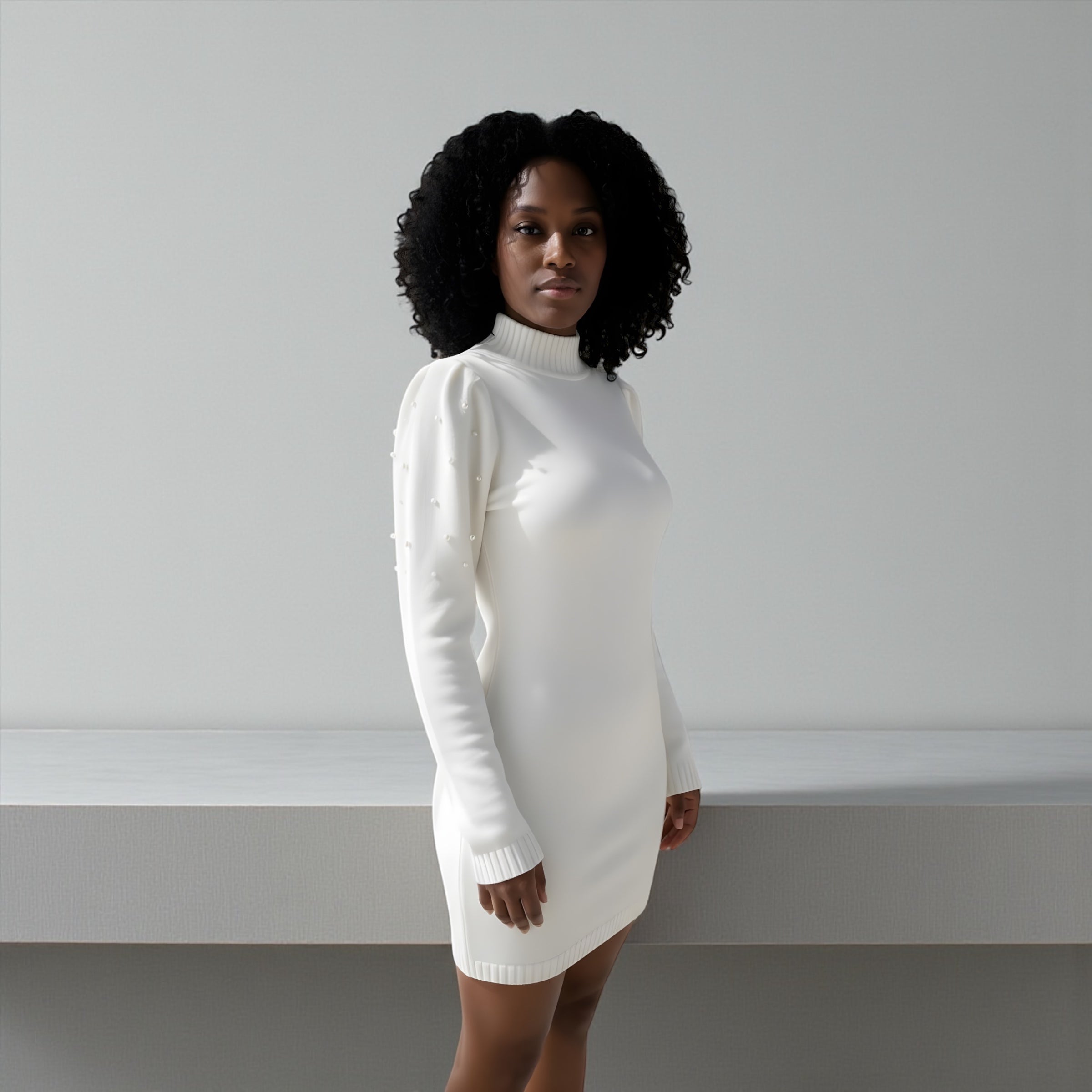 White House  Pearl Sweater Dress
