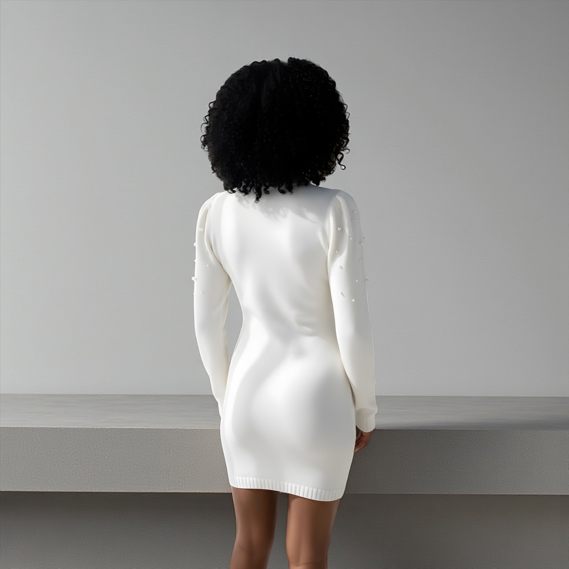 White House  Pearl Sweater Dress