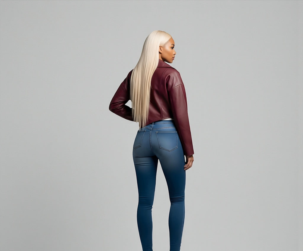 Faux Mini Leather Jacket