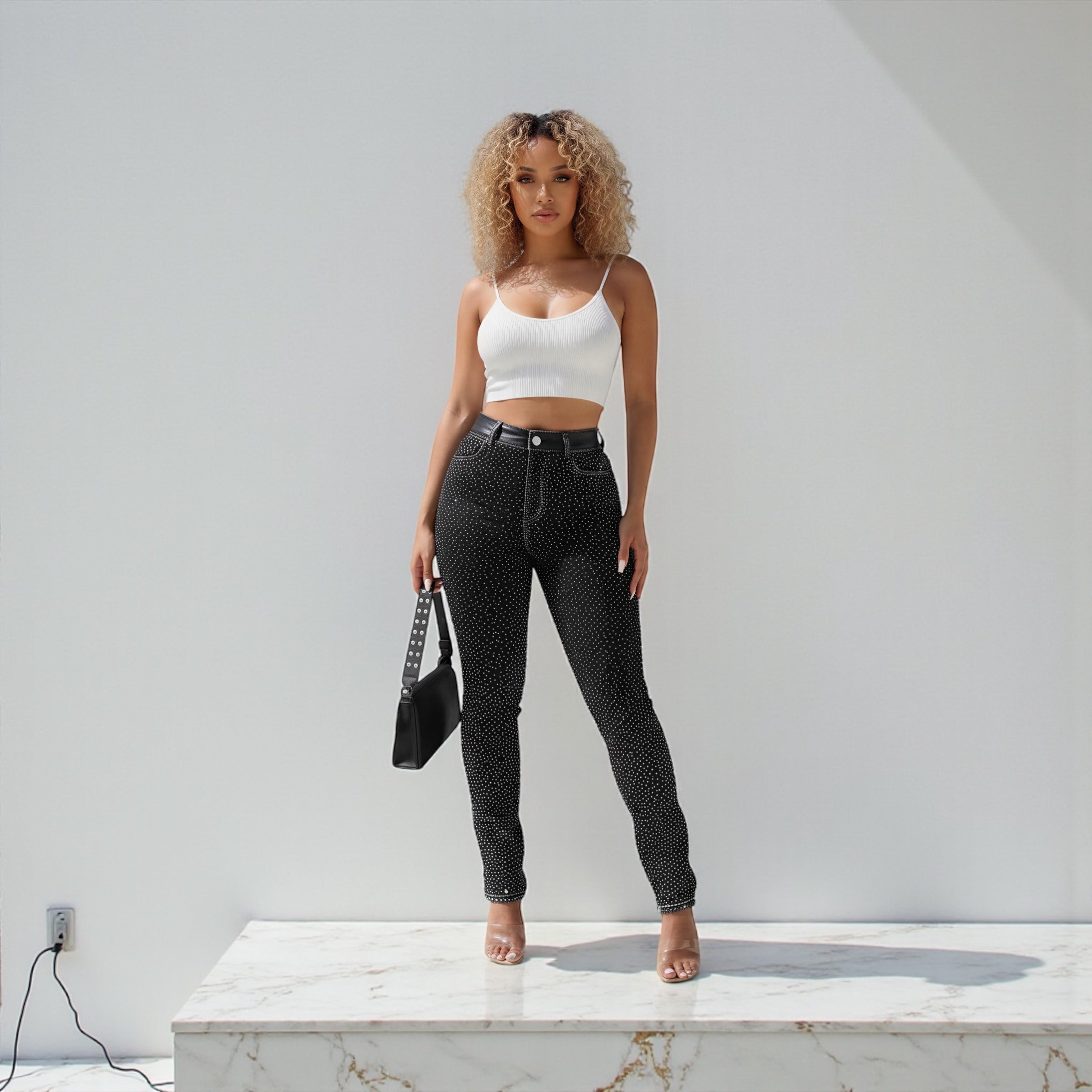 Diamond Studded Jeans