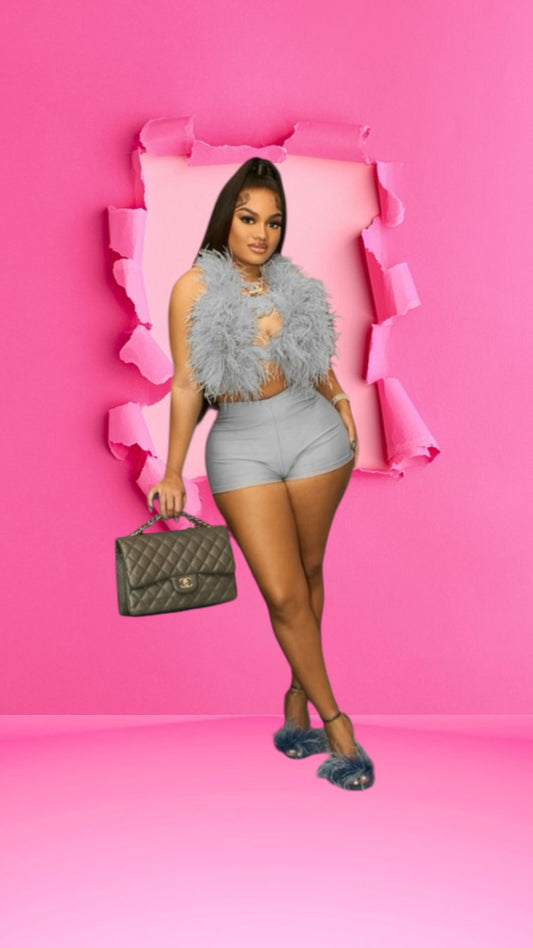Sexy Top & BodyCon Short Set