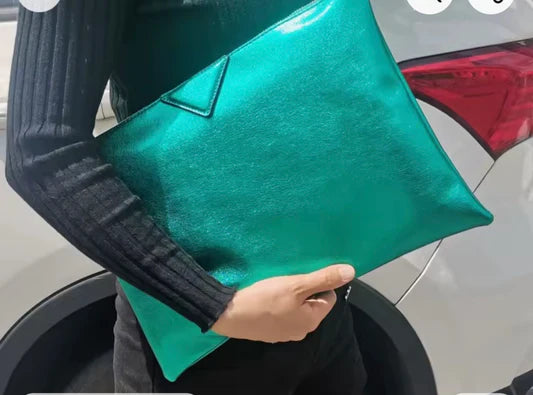 Metallic Green Envy Me Bag