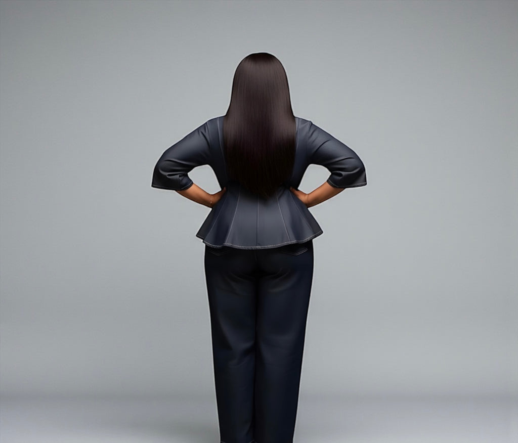 Thick & Voluptuous Denim 2piece