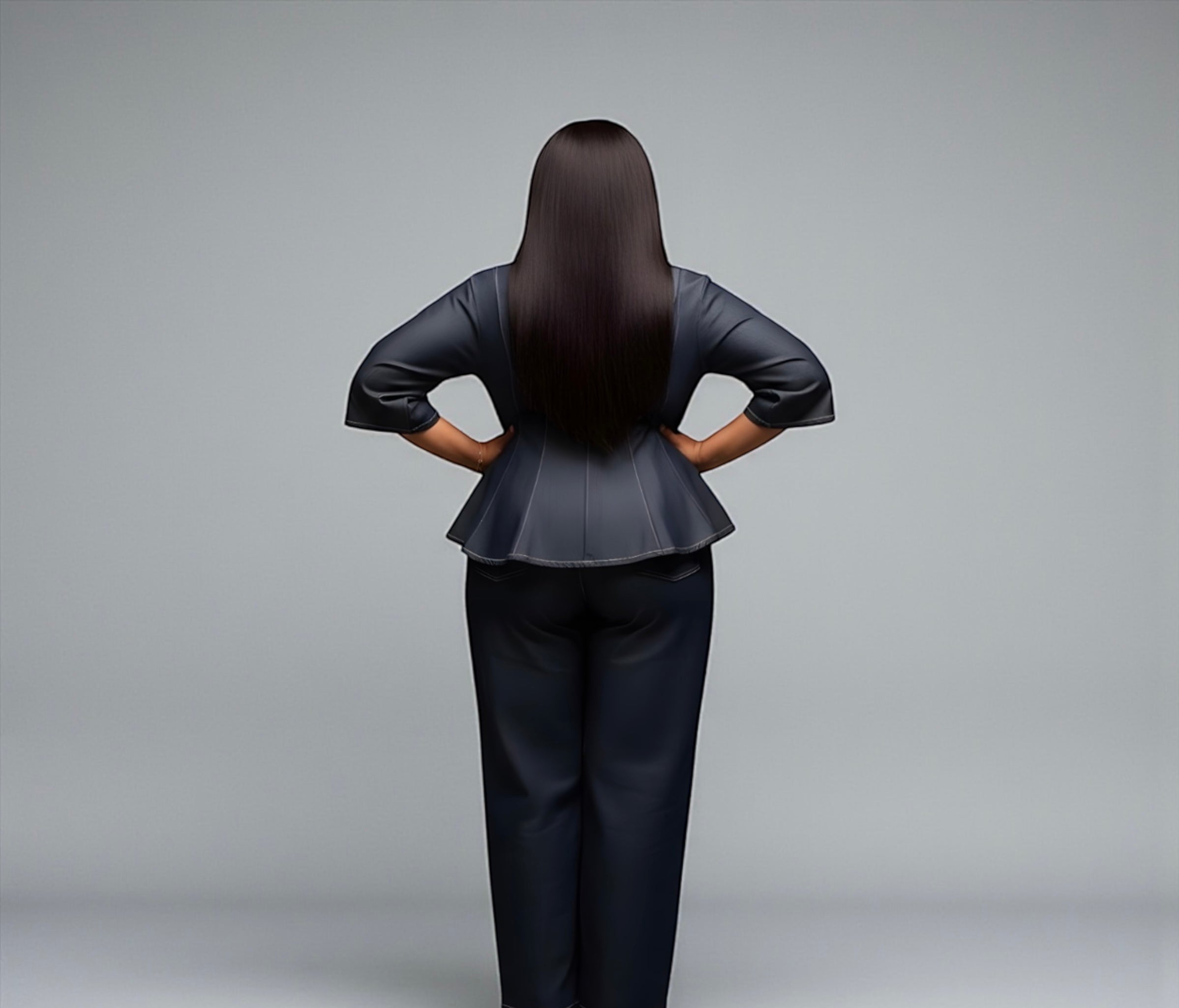 Thick & Voluptuous Denim 2piece