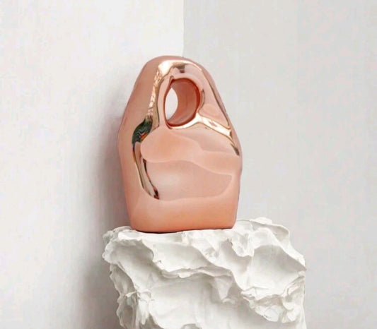 Asymmetrical shape acrylic rock evening bag