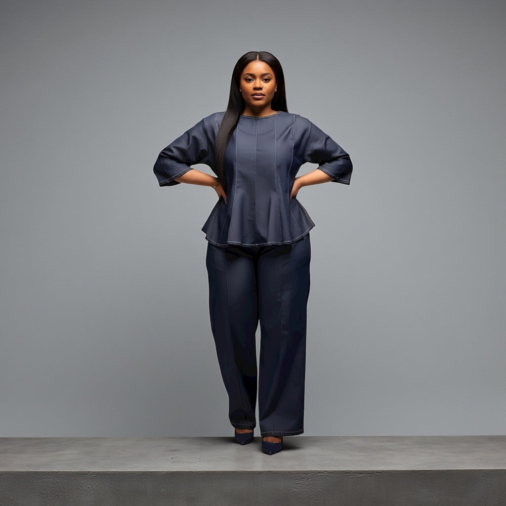 Thick & Voluptuous Denim 2piece
