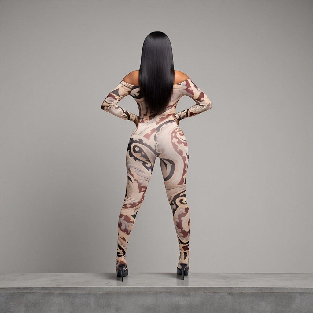 Sexy Paisley One Piece