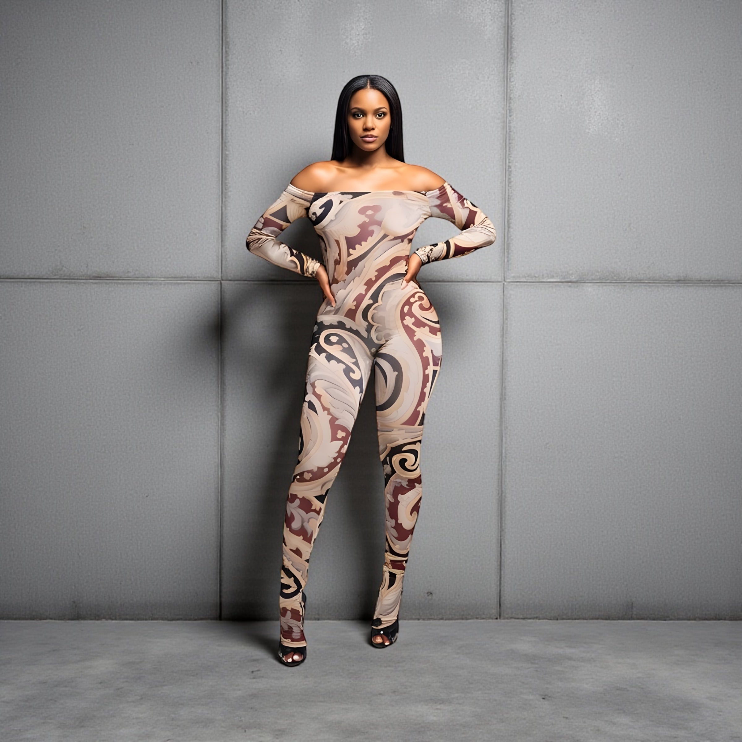 Sexy Paisley One Piece