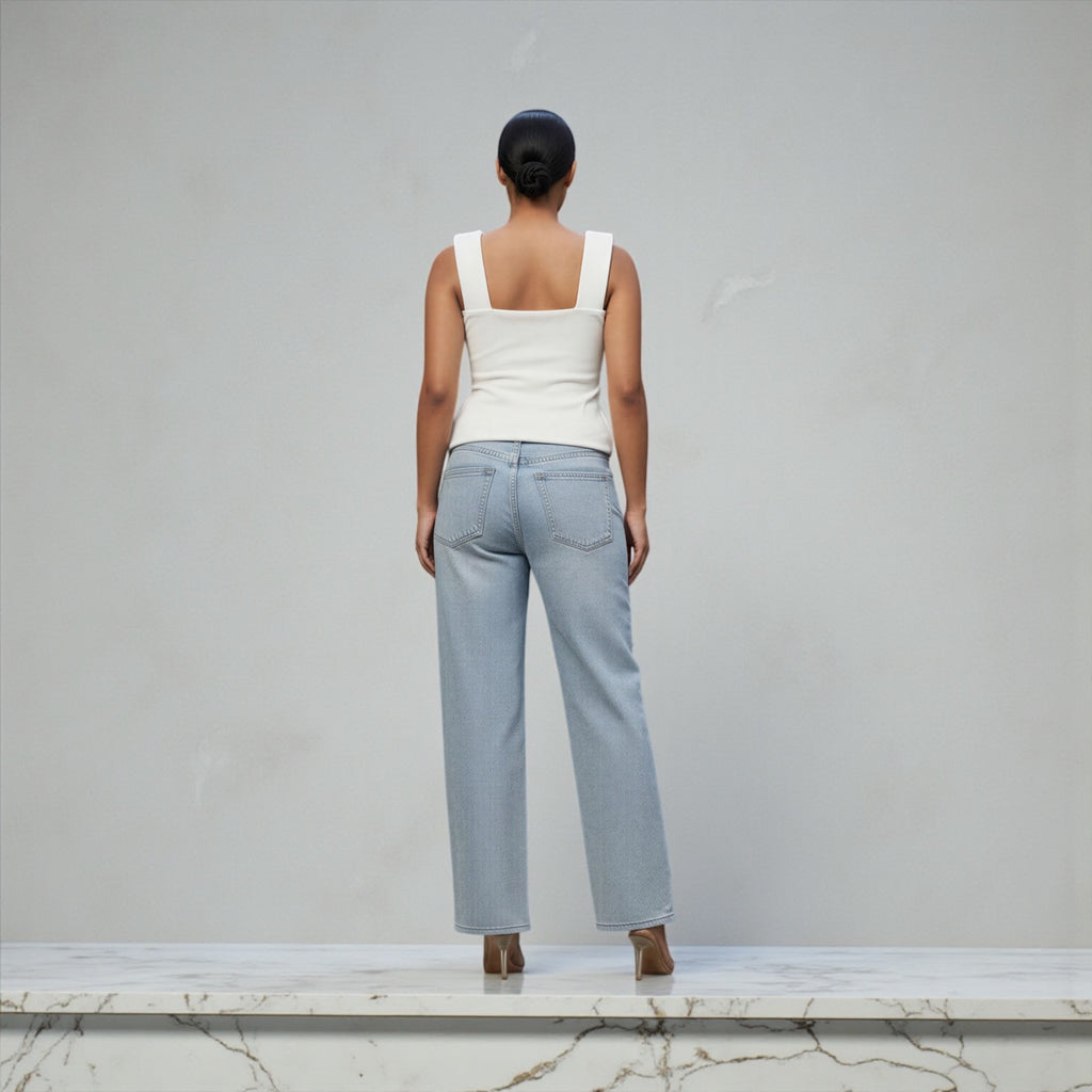 Flower Girl Denim Jeans