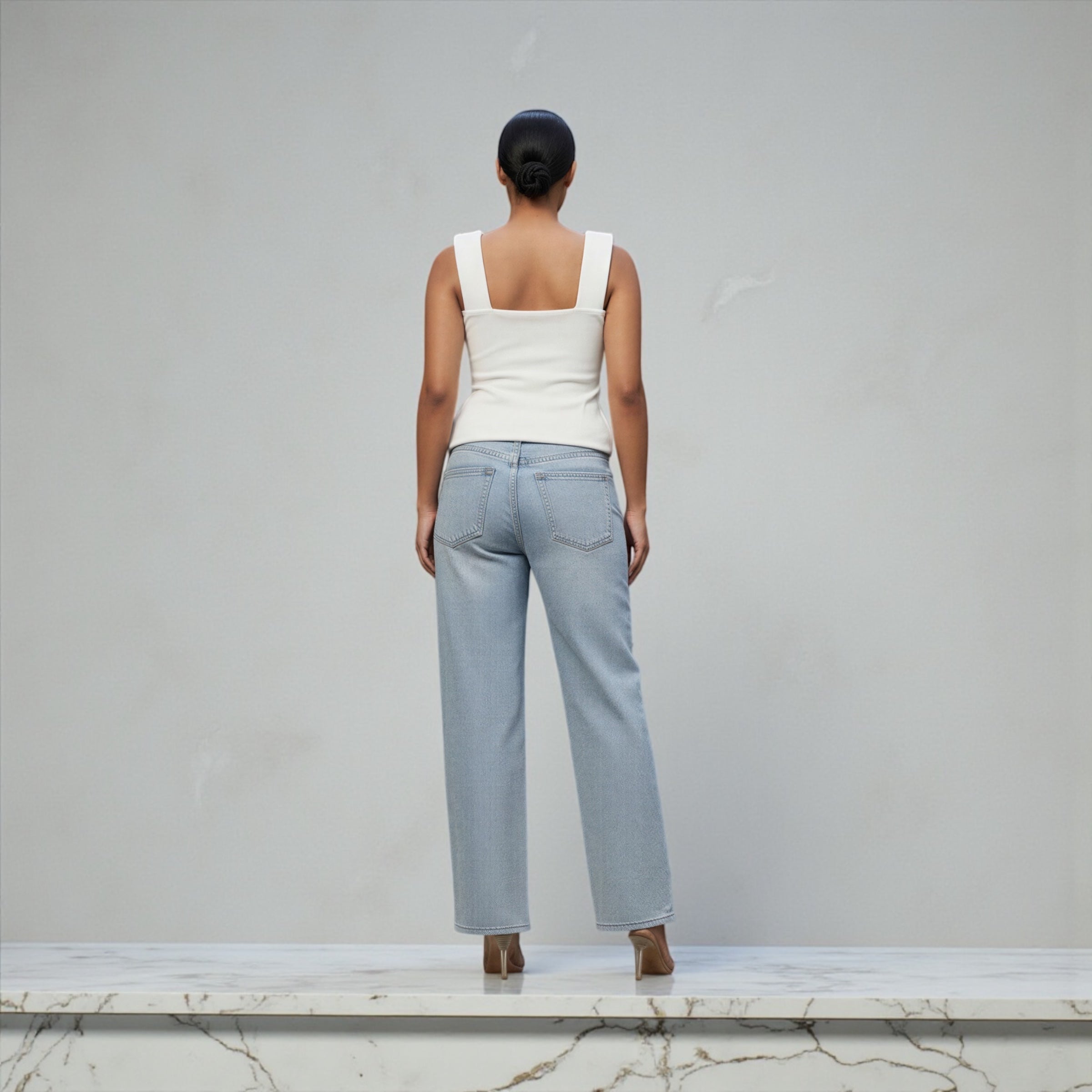 Flower Girl Denim Jeans