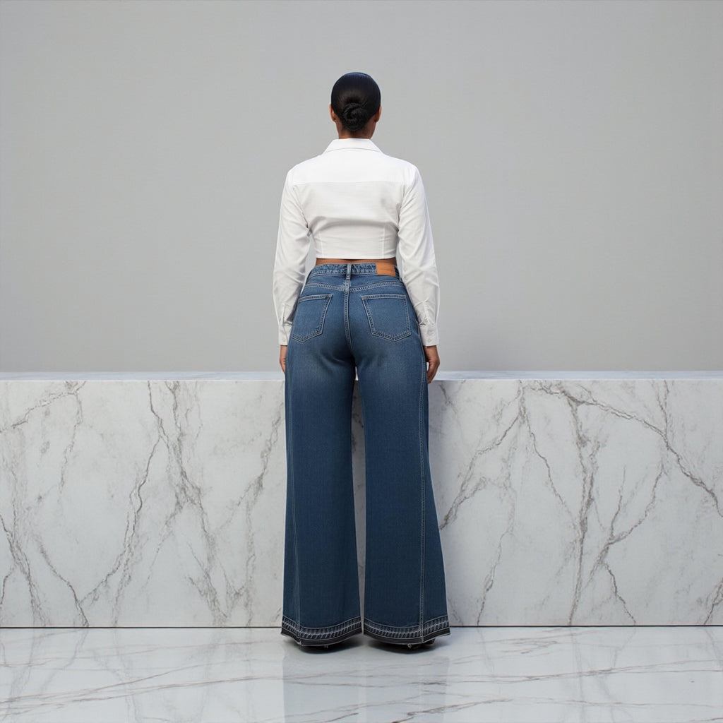 Rock The Bell Wide Leg Jeans