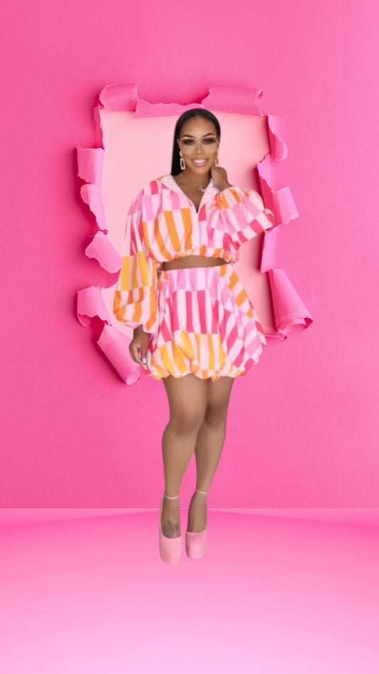 Stripes Two-Piece Set