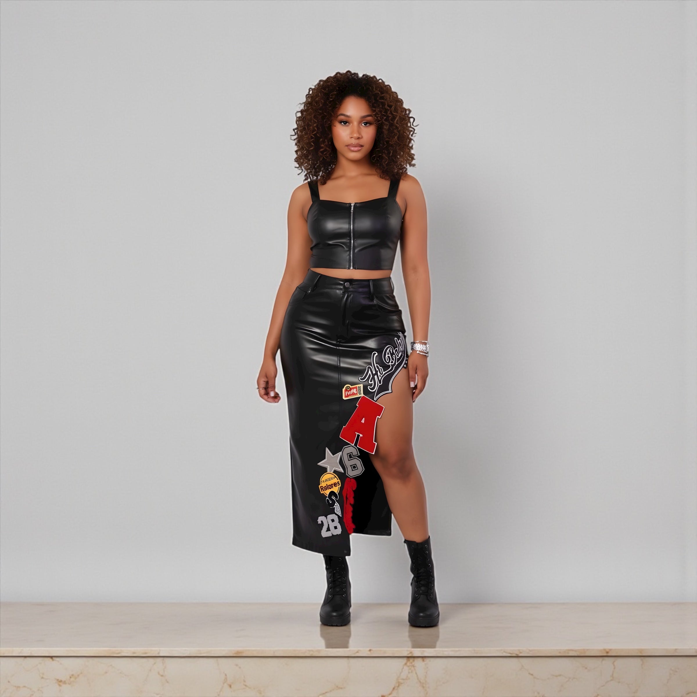 Black Leather Hottie