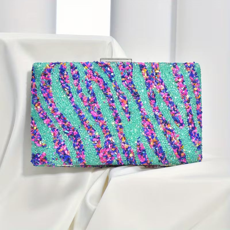 Lavern & Shirley Zebra Clutch